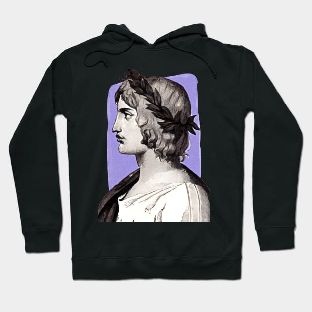 Roman Poet Virgil illustration Hoodie by Litstoy 